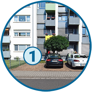 Stellplatz 1 für Patienten der Praxis Peter-Seifert